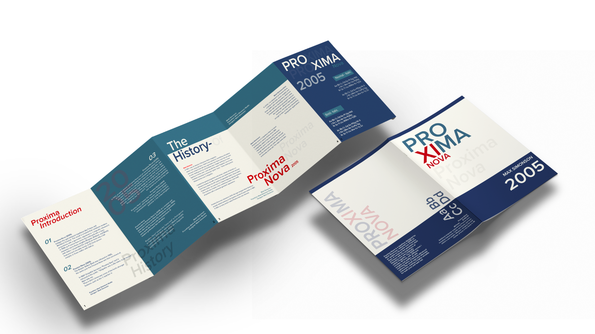 Proxima Nova Booklet